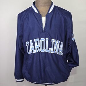 North Carolina Tar Heels Vintage 90s Team Edition Mens Large Windbreaker Jacket